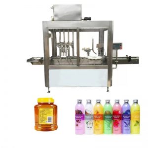 रंग टच स्क्रीन तेल बाटली भरणे मशीन