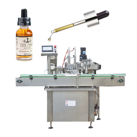 स्वयंचलित ड्रॉपर बाटली आवश्यक तेल सीबीडी तेल ई लिक्विड फिलिंग मशीन